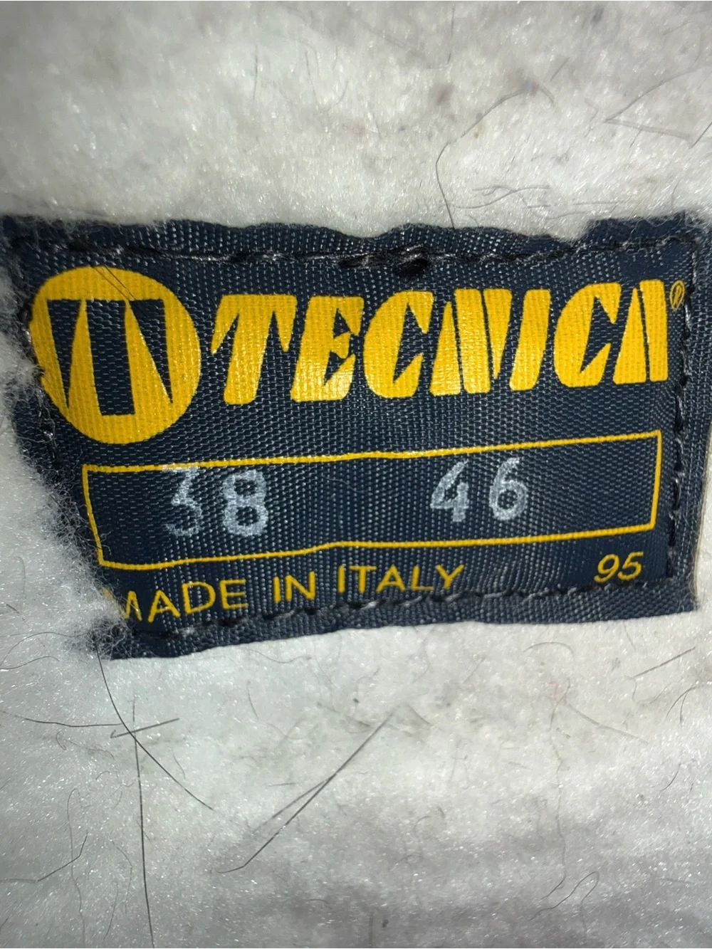VTG Tecnica Goat Fur Boots Made In Italy Deadstock Boho Woodstock Festival Grail